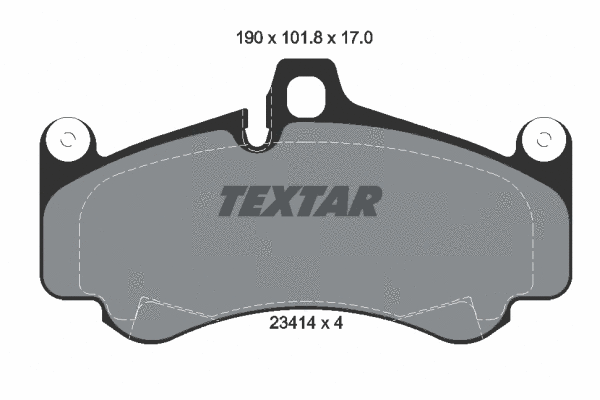 Brake Pad Set, disc brake (2341401)