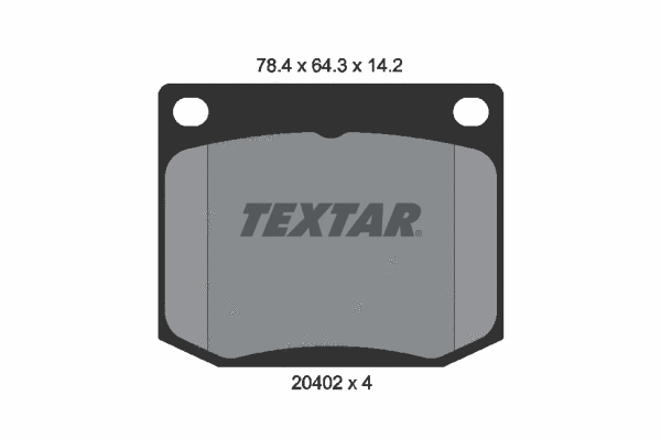 Brake Pad Set, disc brake (2040201)