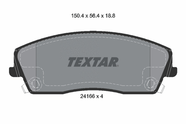Brake Pad Set, disc brake (2416601)