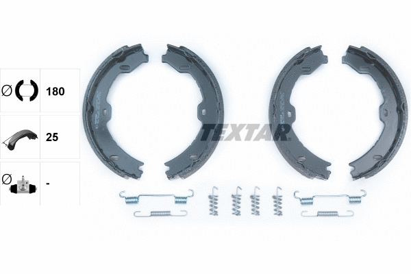 Brake Shoe Set, parking brake (91058800)