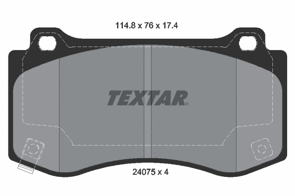 Brake Pad Set, disc brake (2407501)