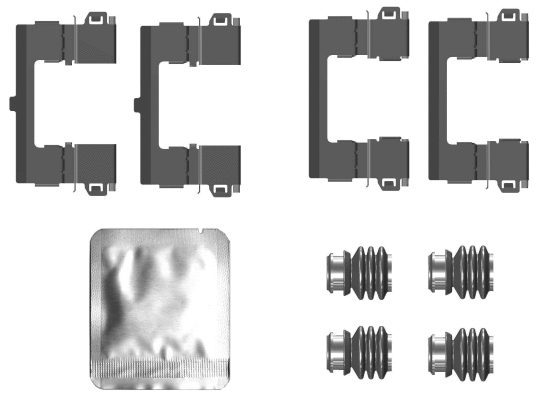 Accessory Kit, disc brake pad (82554900)