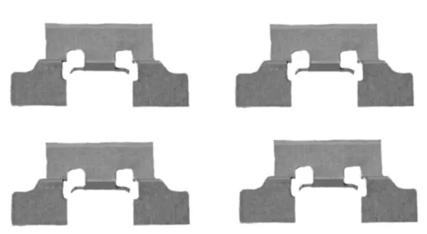 Accessory Kit, disc brake pad (82506700)