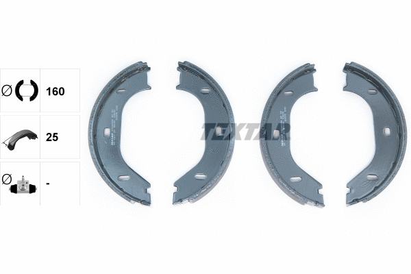 Brake Shoe Set, parking brake