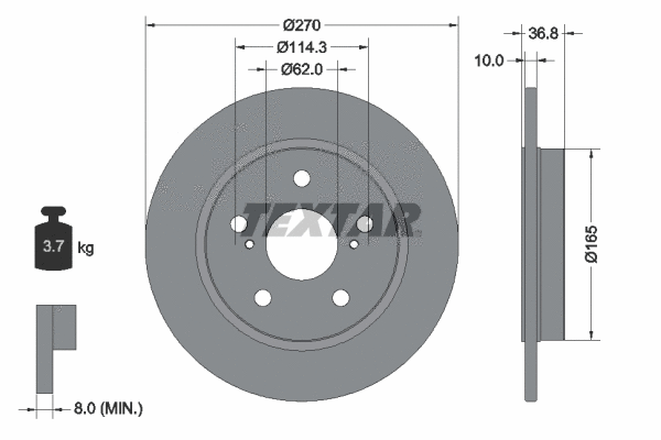 Brake Disc (92164000)
