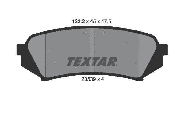 Brake Pad Set, disc brake (2353902)