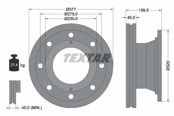 Brake Disc (92116300)
