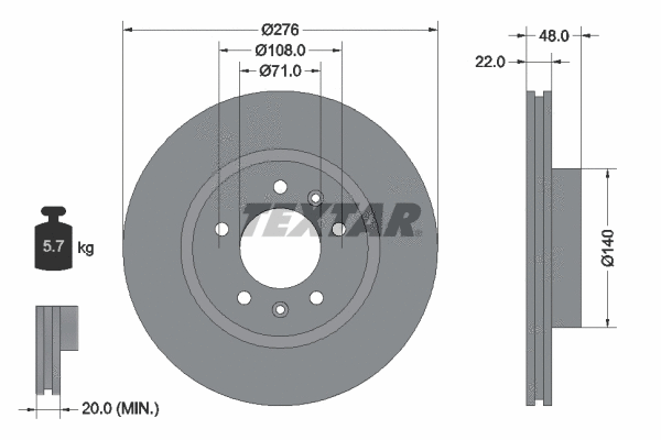 Brake Disc (92054400)