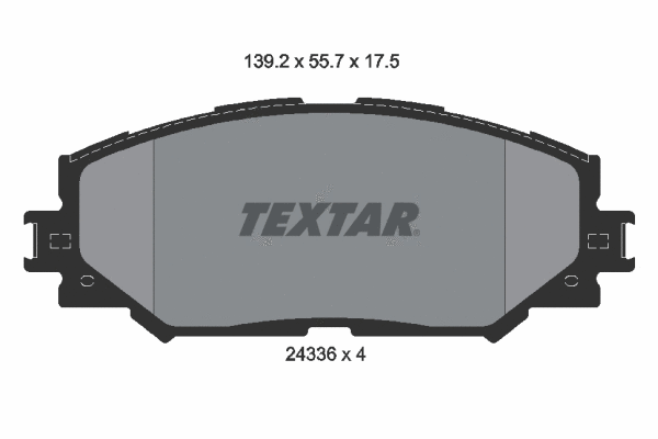 Brake Pad Set, disc brake (2433601)