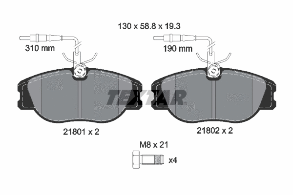 Brake Kit, disc brake (89003600)