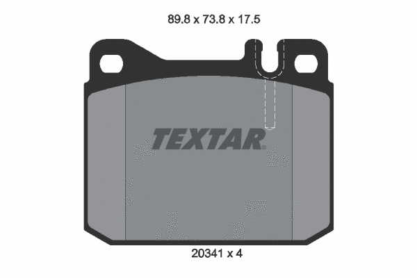 Brake Pad Set, disc brake (2034110)