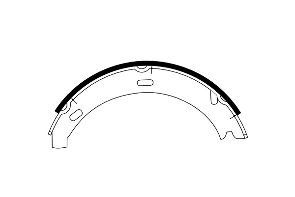 Brake Shoe Set, parking brake