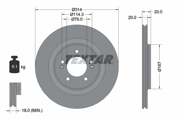 Brake Disc (92296203)