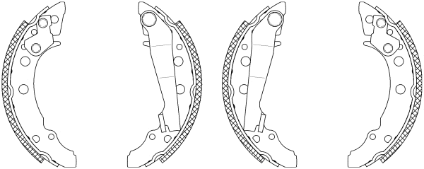 Brake Shoe Set (83018204)