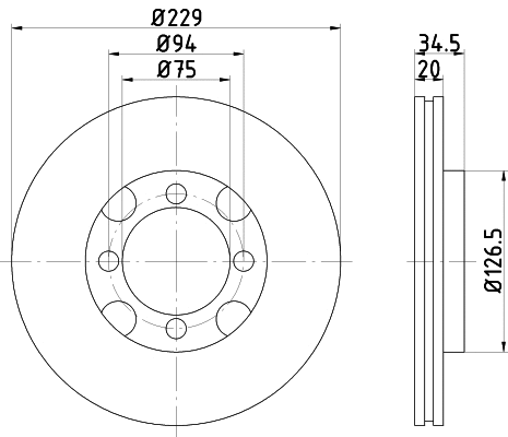 Brake Disc (92047100)