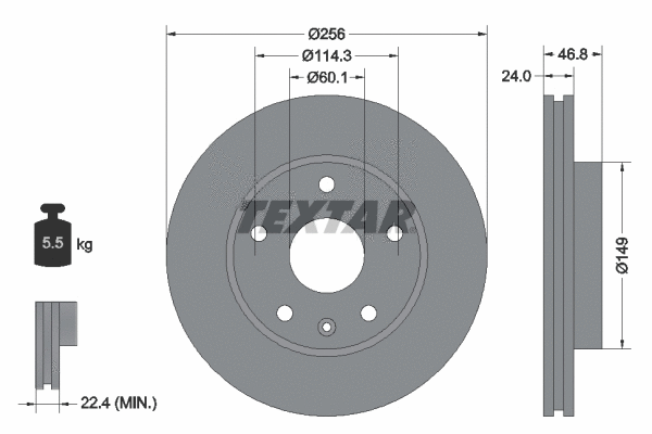 Brake Disc (92155600)