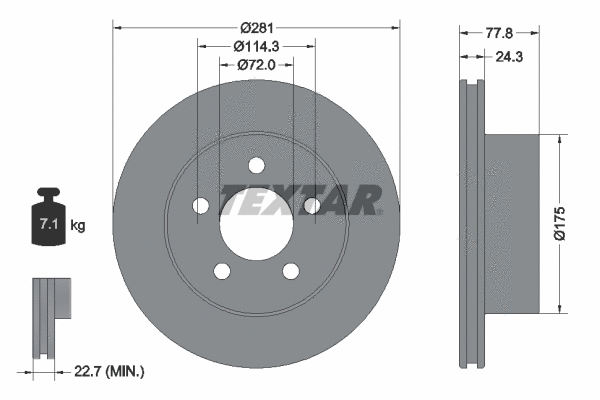 Brake Disc (92186800)