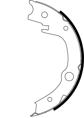 Brake Shoe Set, parking brake