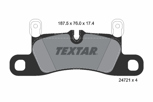 Brake Pad Set, disc brake (2472102)