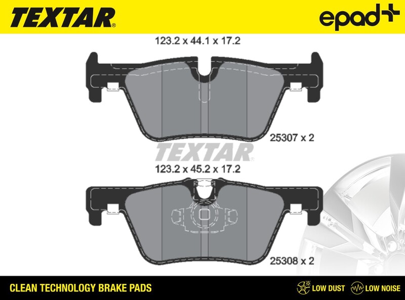 Brake Pad Set, disc brake (2530701CP)