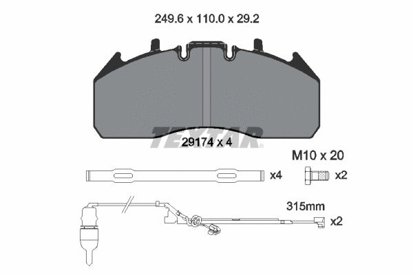 Brake Pad Set, disc brake