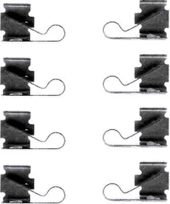 Accessory Kit, disc brake pad (82031500)