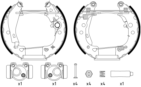Brake Shoe Set (84038002)