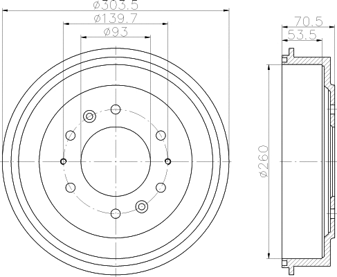 Brake Drum (94020800)