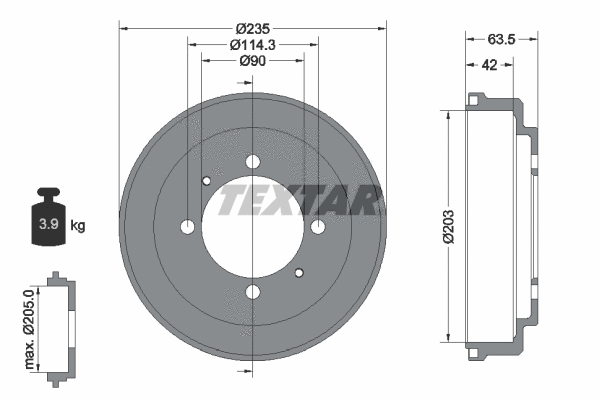 Brake Drum (94030000)