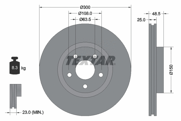 Brake Disc (92141305)