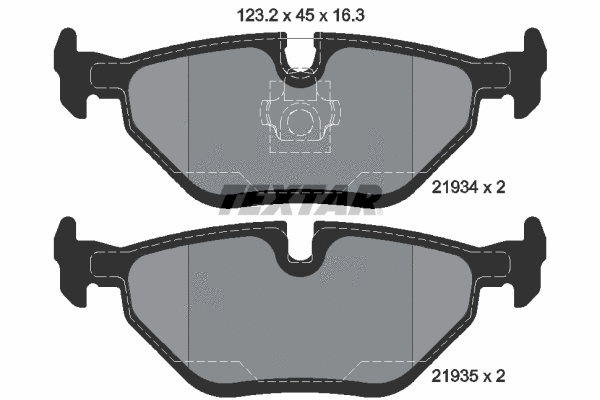 Brake Pad Set, disc brake (2193404)