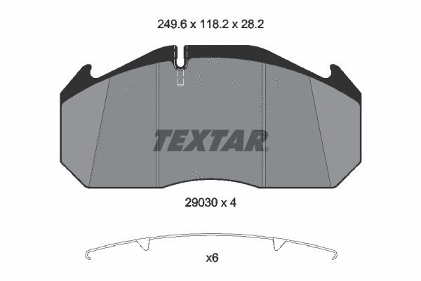 Brake Pad Set, disc brake (2903007)
