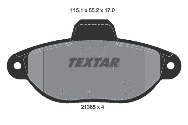 Brake Pad Set, disc brake (2136502)