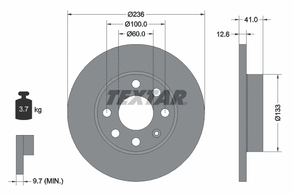 Brake Kit, disc brake (89001800)