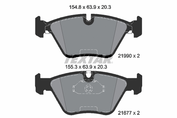 Brake Pad Set, disc brake (2199081)
