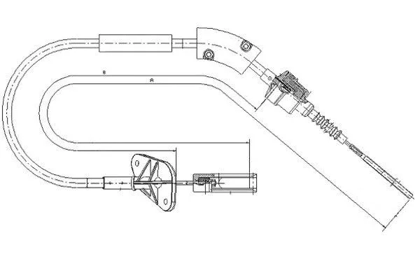 Cable Pull, clutch control (58006100)