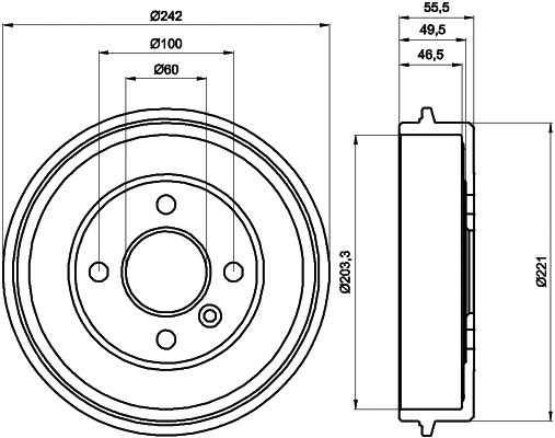 Brake Drum (94018800)