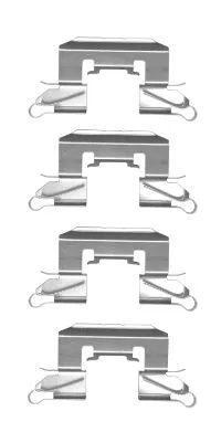 Accessory Kit, disc brake pad (82512900)