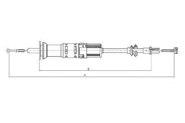 Cable Pull, clutch control (58002100)