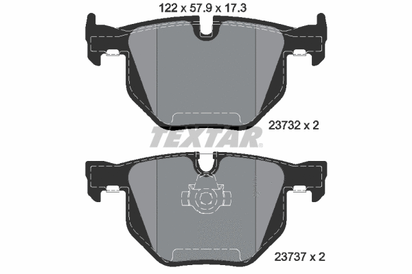 Brake Pad Set, disc brake (2373201)