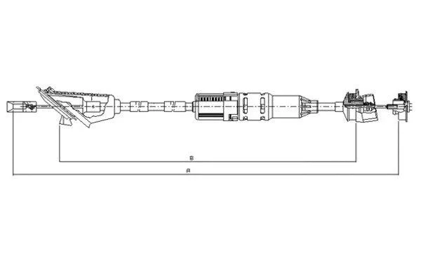 Cable Pull, clutch control (58009700)