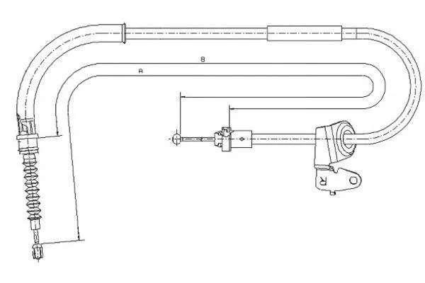 Cable Pull, parking brake (44009200)