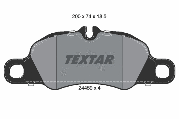Brake Pad Set, disc brake (2445901)