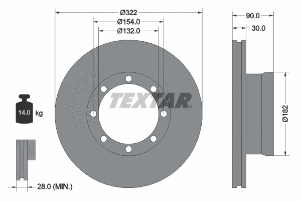 Brake Disc (93058800)
