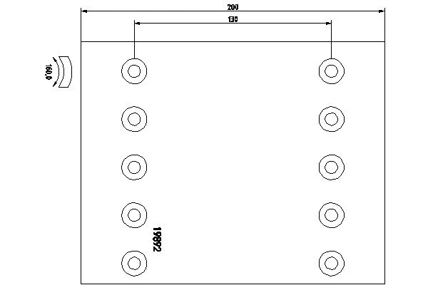 Brake Lining Kit, drum brake (1989208)