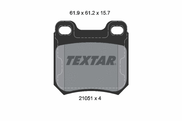 Brake Pad Set, disc brake (2105101)