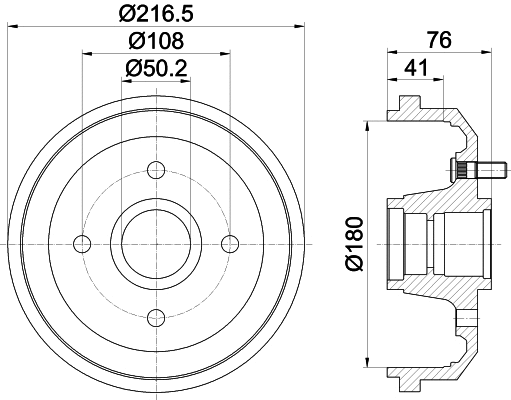 Brake Drum (94023700)