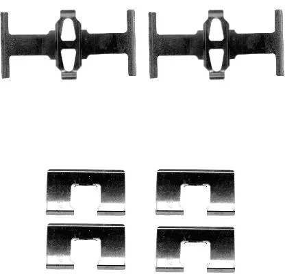 Accessory Kit, disc brake pad (82057700)