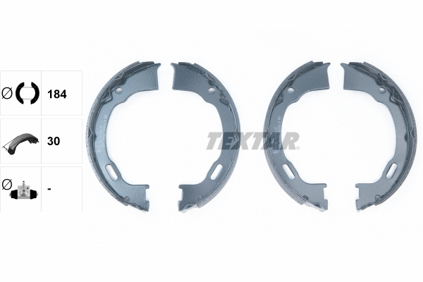 Brake Shoe Set, parking brake