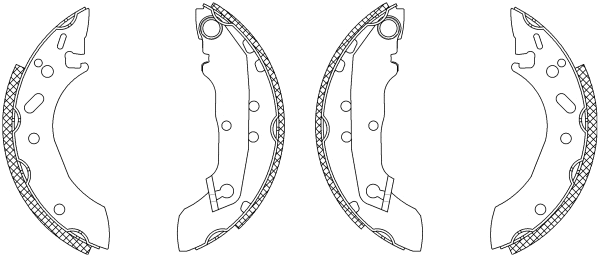 Brake Shoe Set (83043700)